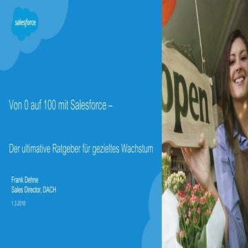 Networking Event: Von 0 auf 100 mit Salesforce - Ein Ratgeber für Ihr Wachstum
