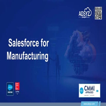 Salesforce For Manufacturing PPT by ABSYZ
