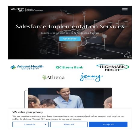 Salesforce Implementation Partner -VALiNTRY360
