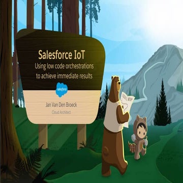 Salesforce IoT - Using low code orchestrations to achieve immediate results