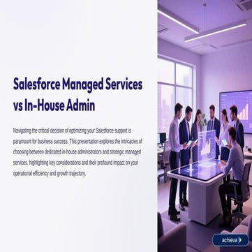 Salesforce Managed Services vs In-House Admin | PDF