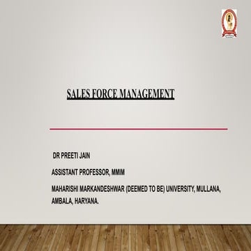 presentation on SALES FORCE MANAGEMENT.pptx
