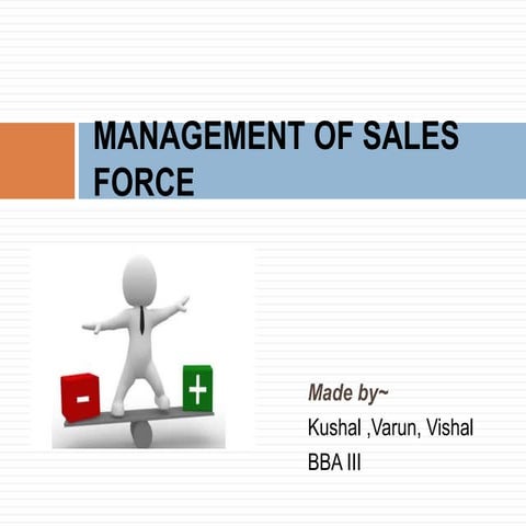 Sales force ppt