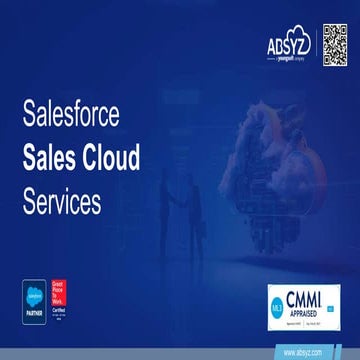Salesforce Sales Cloud Services PPT by ABSYZ
