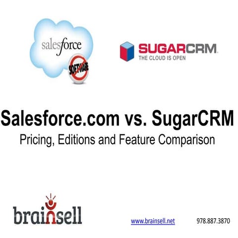 Salesforce vs SugarCRM