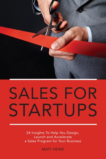 Sales for Startups