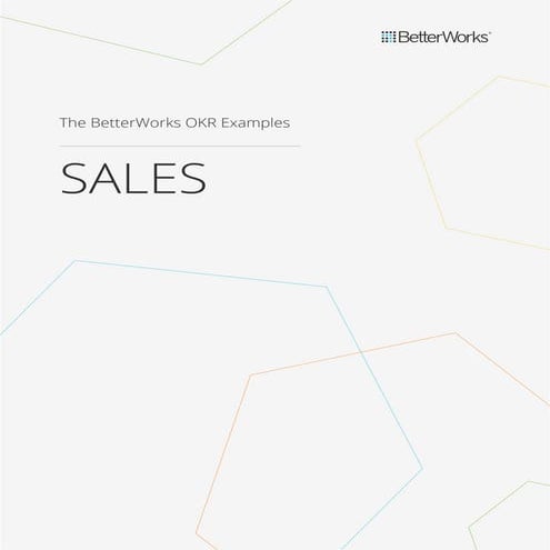 Goal Examples for Sales