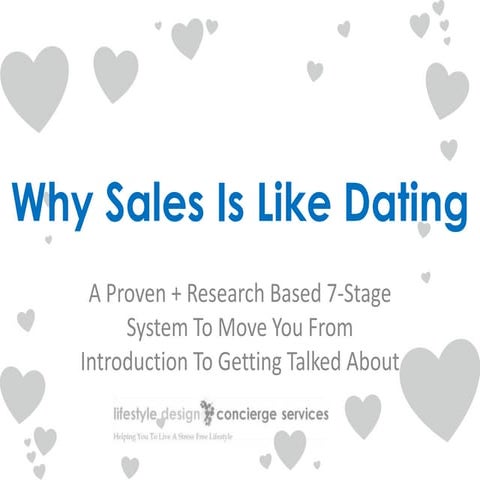 Sales Is Like  Dating