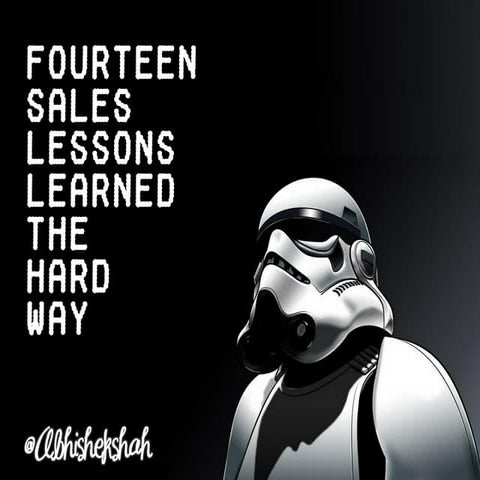 Sales Lessons Learned The Hard Way | PDF