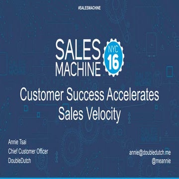 How Customer Success Accelerates Sales Velocity