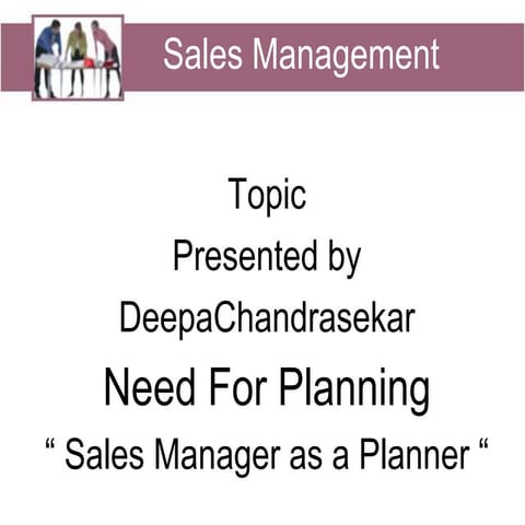 Sales Management