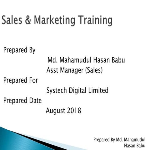 Sales & Marketing Skill based Training