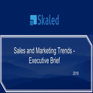 B2B Sales & Marketing Trends for the Modern Organization