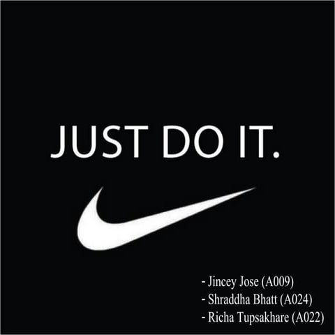 Sales management of NIKE