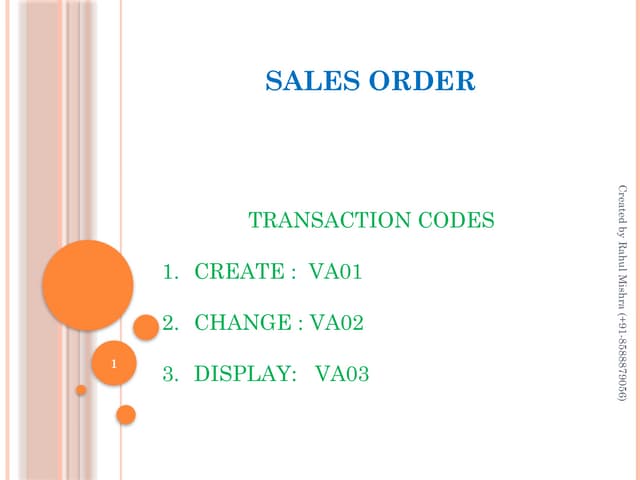 SALES ORDERsales and distribution sap.pptx