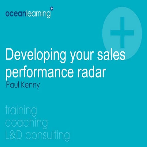 Sales performance radar