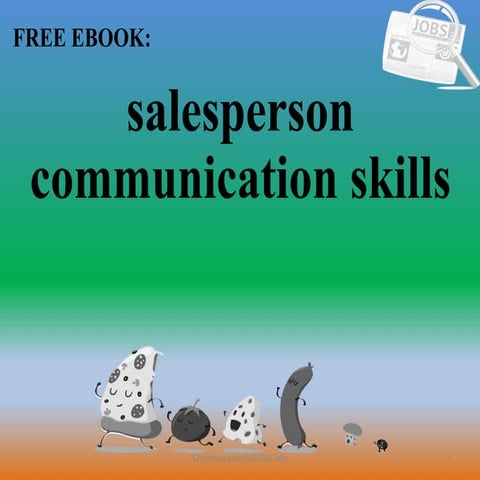 Salesperson communication skills pdf