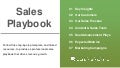 Sales Playbook Template