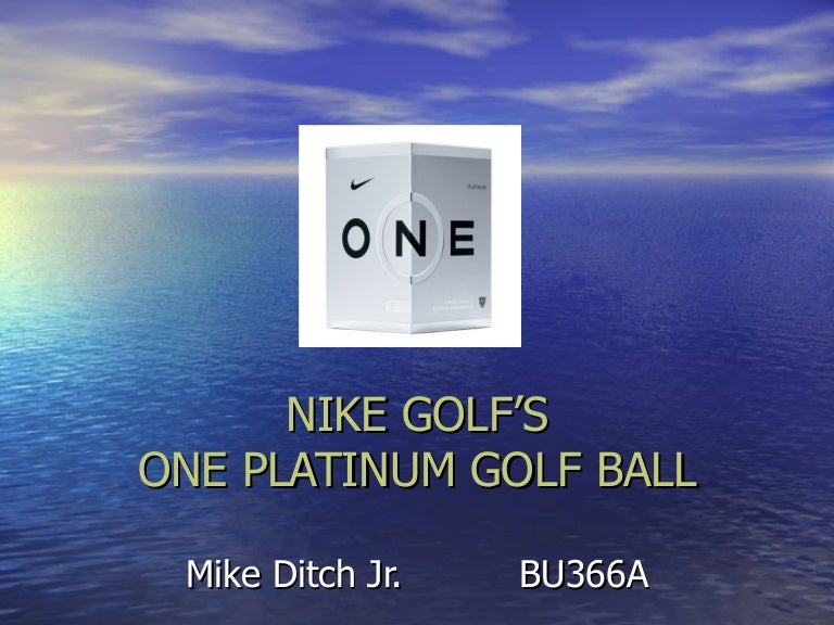 Golf Ball Sales Presentation