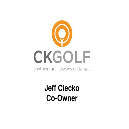 Sales presentation golf NGCOA Canada Sask Apr 2018