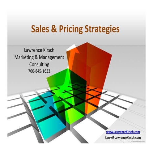 Sales & Pricing Strategies