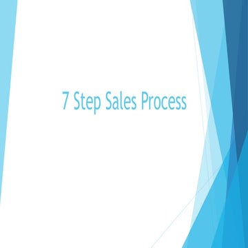 Sales process
