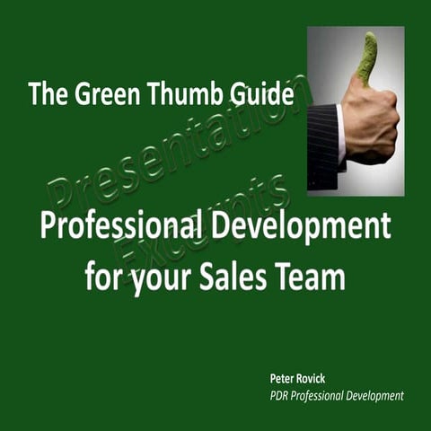 Professional Development for Sales Teams