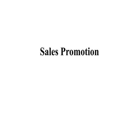Sales promotion unit 4