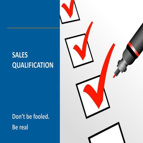 Sales Qualification