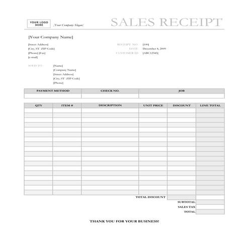 Sales Receipt1