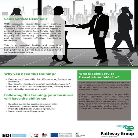 Sales Service Essentials Training Course 