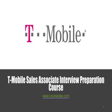 How to Prepare for the Sales Associate Interview at T-Mobile?