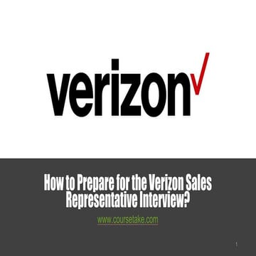 How to Prepare for the Verizon Sales Representative Interview?