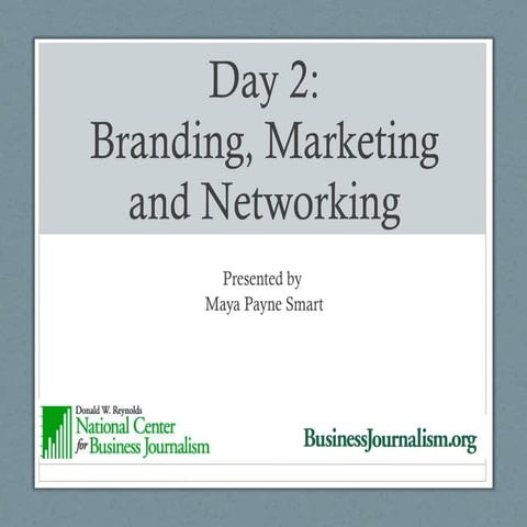 Sales Strategies for Freelance Business Journalists: Day Two