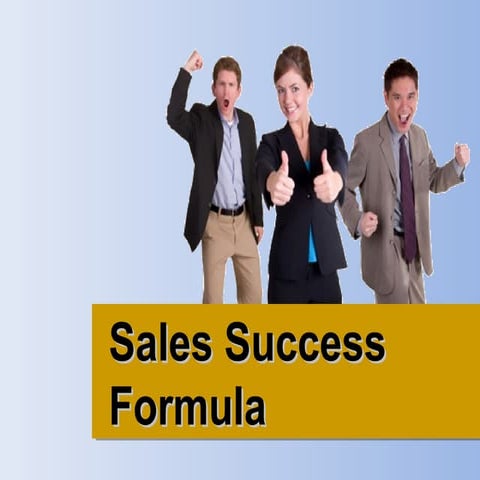 Sales Success Formula
