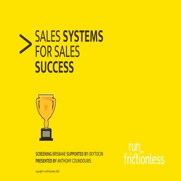 Sales systems for sales success v1.2