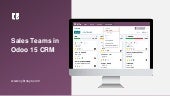 What is Sales Teams in Odoo 15 CRM