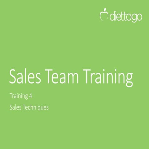 Sales team training ppt  sales 4