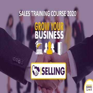 Sales training course 2020 - START SELLING