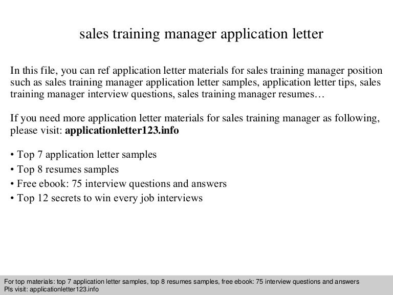interview questions for training manager