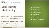 Sales Training Methodology