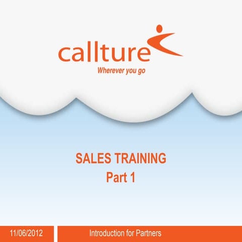 Sales training part 1-2