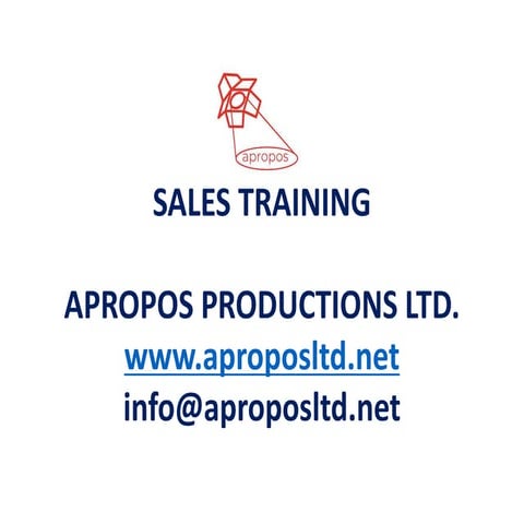 Sales Training Presentation