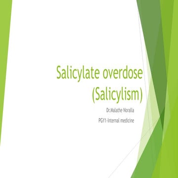 Salicylate overdose 2