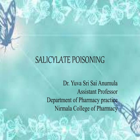 Salicylate poisoning