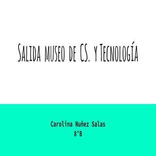 Salida  museo  de  cs.  y tecnologí...