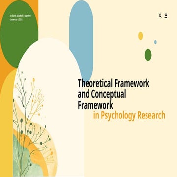 Framework in Research: Basic Introduction | PPTX