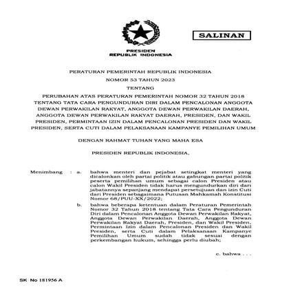 Salinan PP Nomor 53 Tahun 2023 (1).pdf