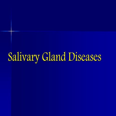 Salivary gland diseases.pdf for dental master students