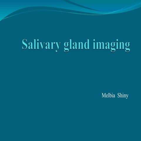 Salivary gland imaging